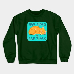 Cat Nap Lap Crewneck Sweatshirt